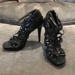 NWOB DVF Women’s Leather High Heel Sandal Sz 7